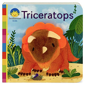 Triceratops Puppet Book