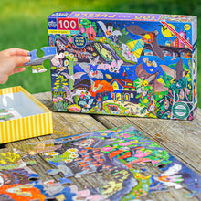 Load image into Gallery viewer, Love of Bats Glow In The Dark Puzzle 100 pieces
