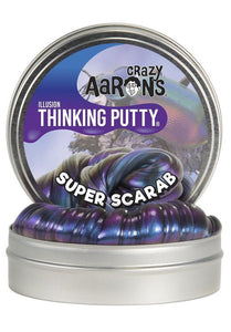 Crazy Aaron's Thinking Putty 4" Tin - Super Scarab