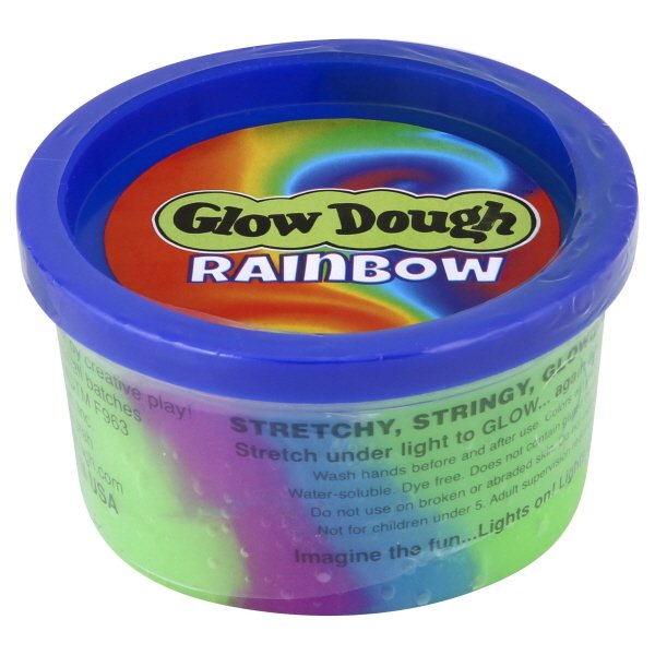 Glow Dough Rainbow Slime