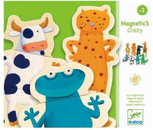 Load image into Gallery viewer, Wooden Magnetic Crazy Animals
