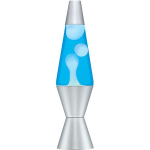 blue/white lava lamp