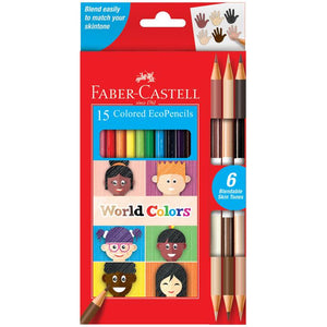 World Colors 15 count colored pencils