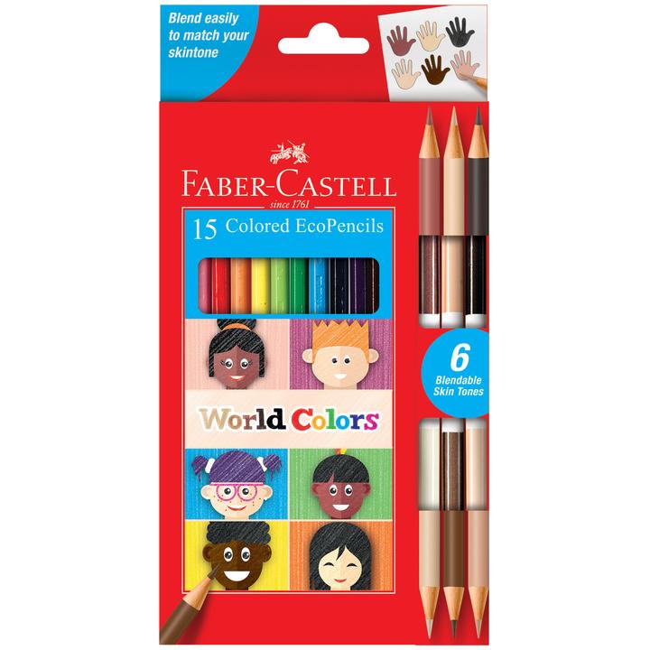 World Colors 15 count colored pencils