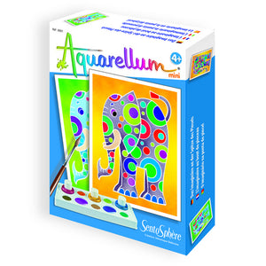 Watercolor Painting Kit: Aquarellum Mini - Elephants