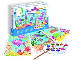 Watercolor Painting Kit: Aquarellum Coral Reefs